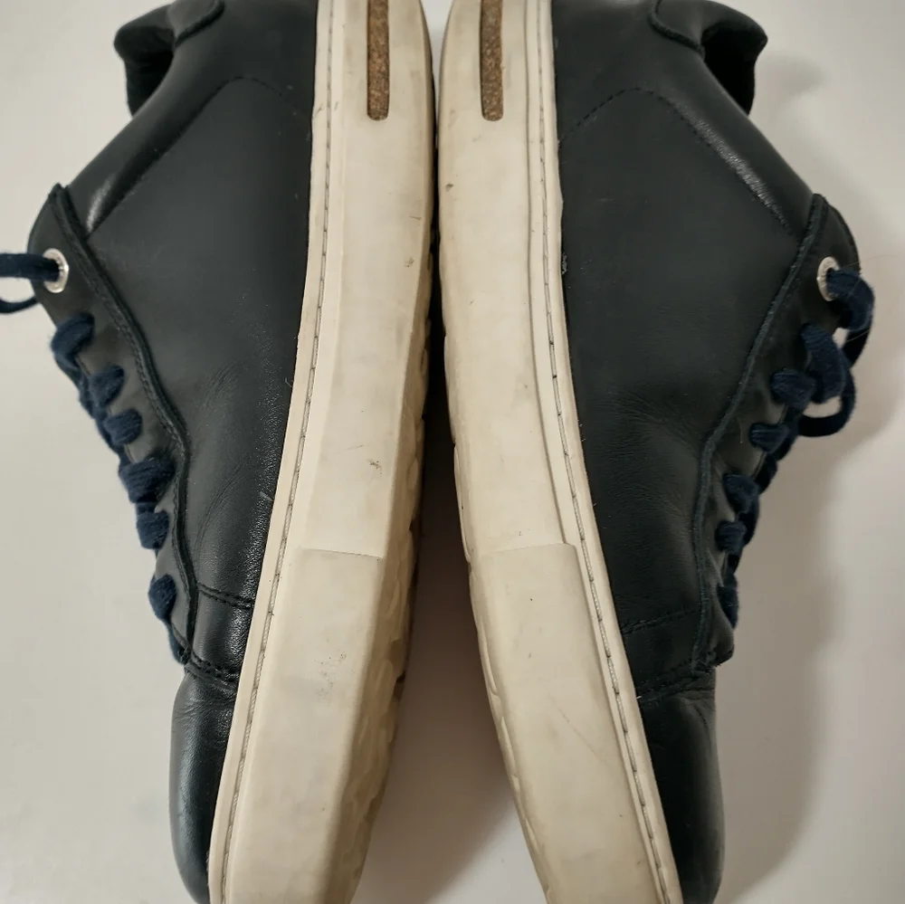 Birkenstock Bend Low Leather Black Sneaker, Euro 38,‎ US Size 7, Gram Core
